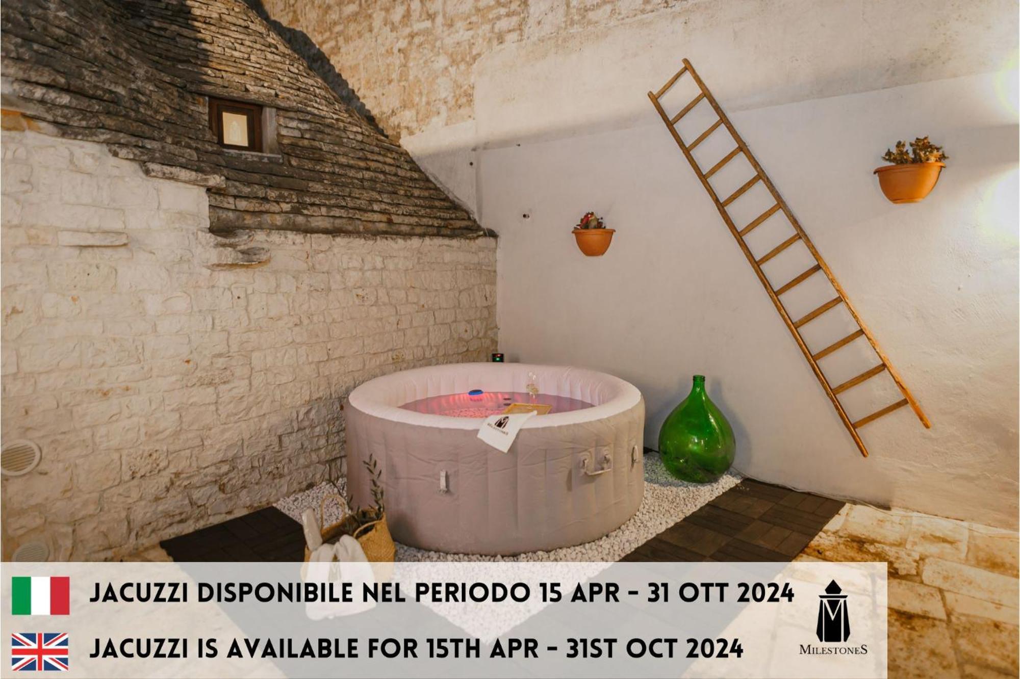 Milestones Modern Suite Trullo Jacuzzi Spa & Relax ألبيروبيللو المظهر الخارجي الصورة