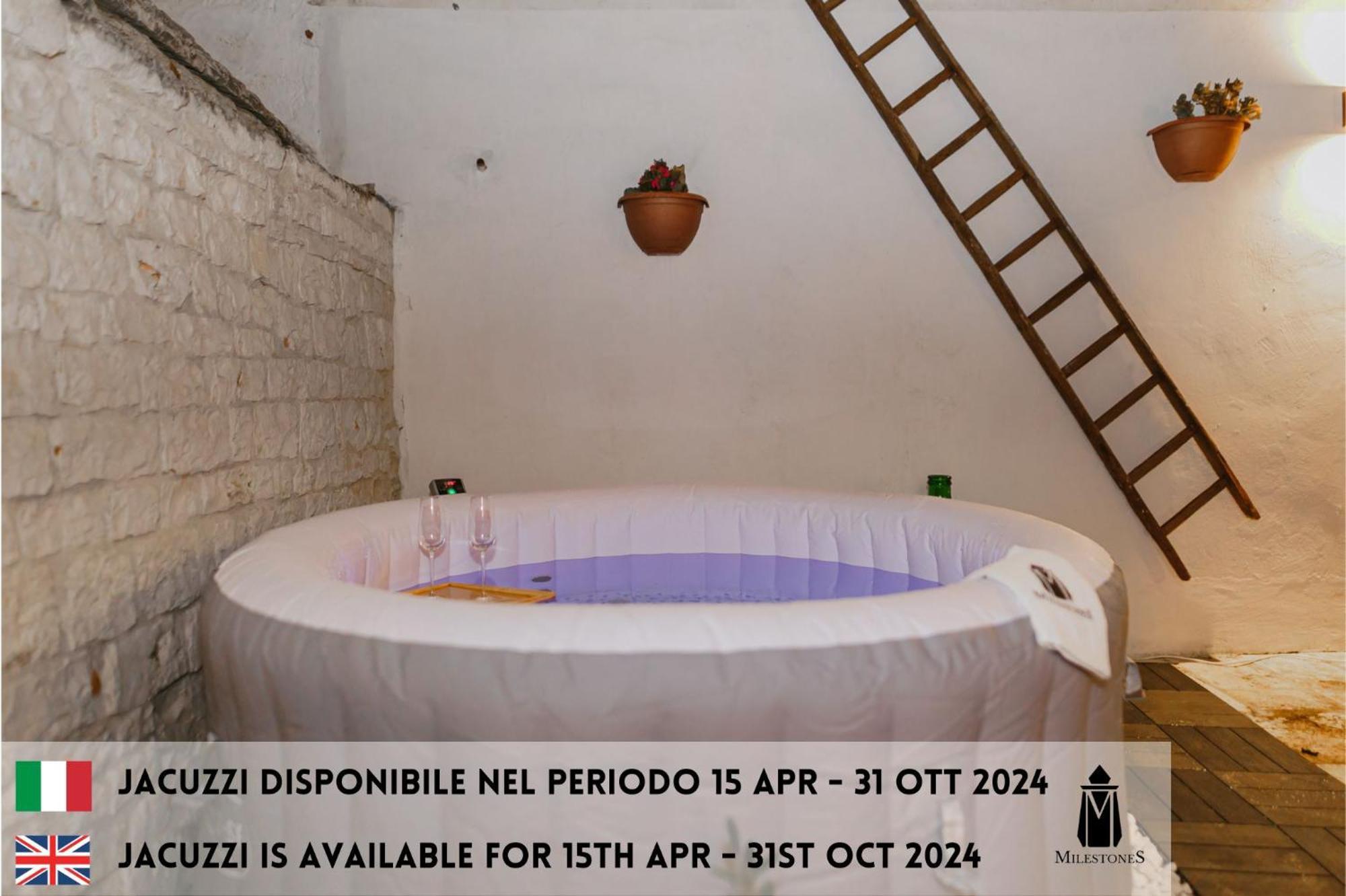 Milestones Modern Suite Trullo Jacuzzi Spa & Relax ألبيروبيللو المظهر الخارجي الصورة