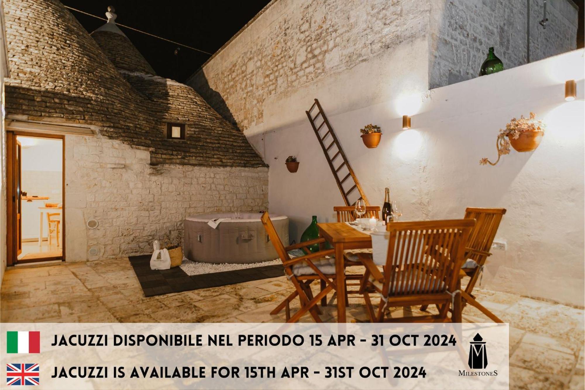 Milestones Modern Suite Trullo Jacuzzi Spa & Relax ألبيروبيللو المظهر الخارجي الصورة